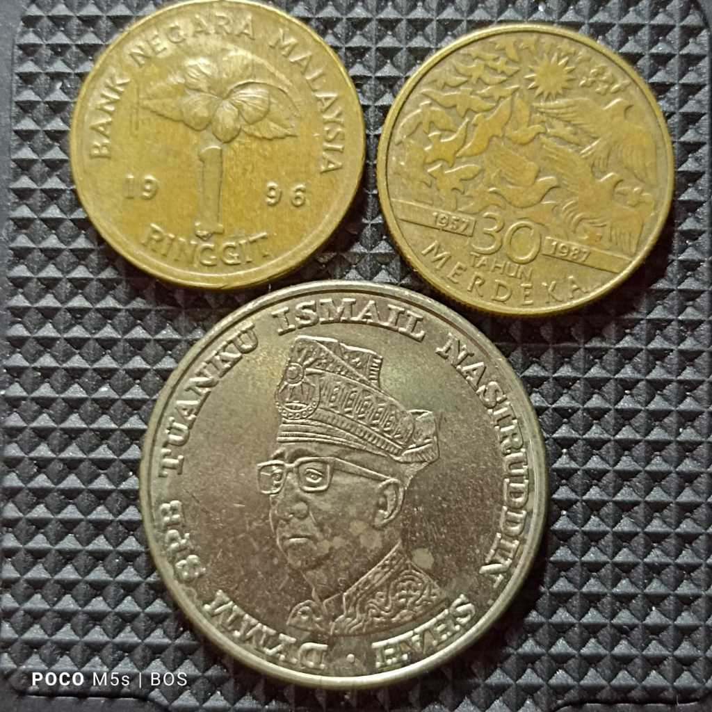 Malaysia 1 Ringgit Collectible Coin Wang Lama Duit Syiling Lama SC0297 ...