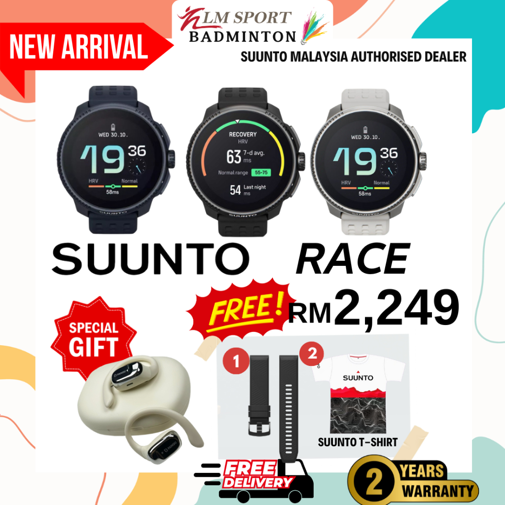[NEW] Suunto Race All Black Ultimate Performance Watch for Racing and ...
