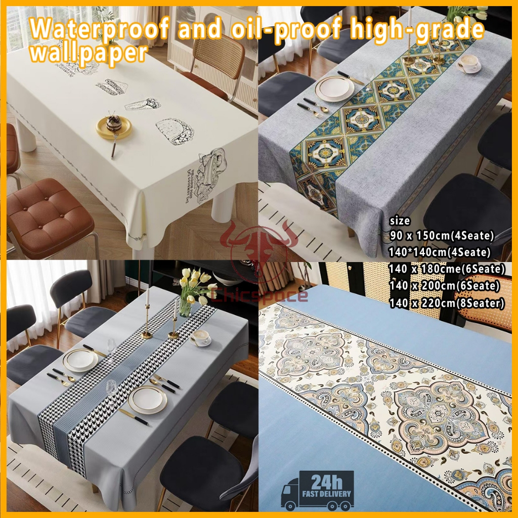 Ready Stock!Alas Meja Table Cloth Alas Meja Table Runner Alas Meja ...