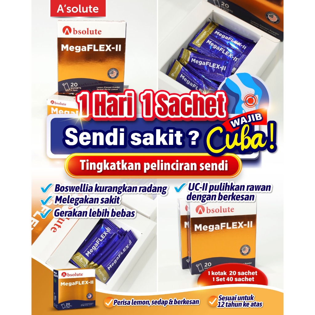 ASOLUTE/ABSOLUTE MEGAFLEX TWIN PACK (20S X2) / (20sX1) | Shopee Malaysia