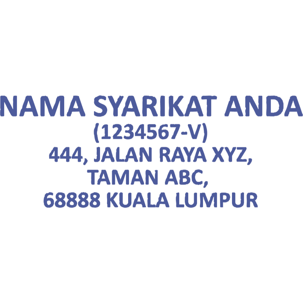 DIGITAL COMPANY ADDRESS STAMP / DIGITAL COMPANY ADDRESS CHOP / STAMP ...