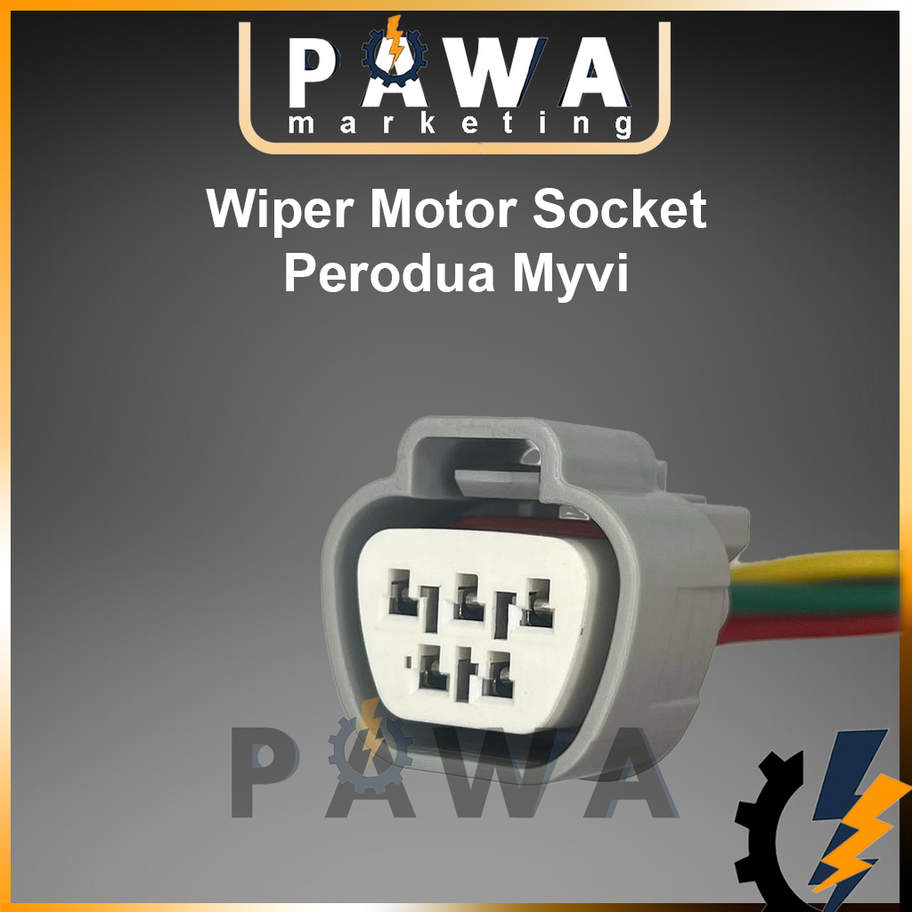 Votec 100% Authentic Perodua Myvi Wiper Motor Socket Connector HX-83020 ...