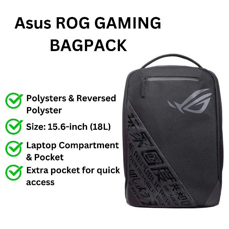 Genuine Asus ROG Backpack BP1501 Ready Stock | Shopee Malaysia