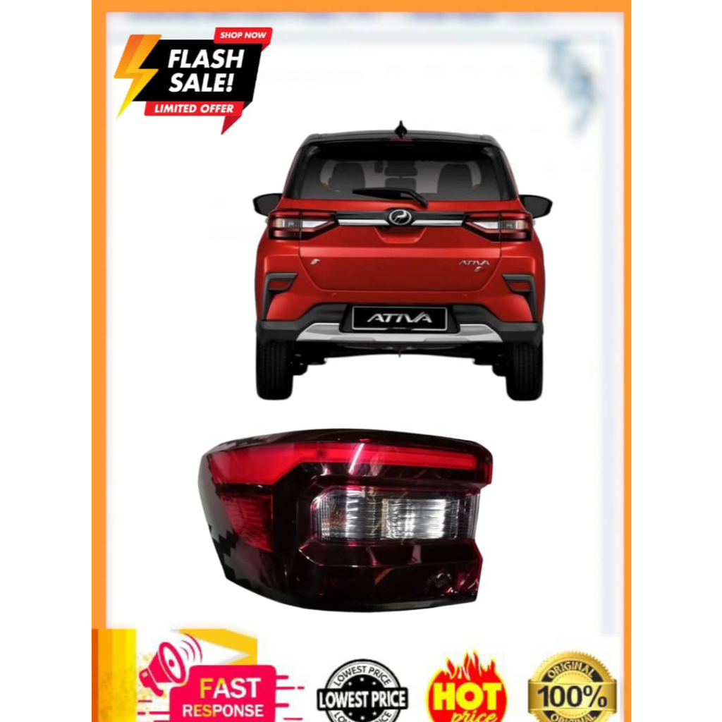 PERODUA ATIVA TAIL LAMP BONNET ORIGINAL USED - RH & LH | Shopee Malaysia