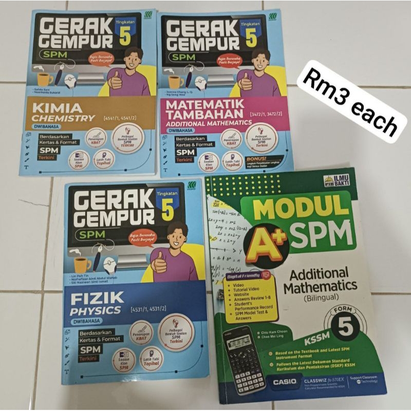 SPM Referrence Book & Exercise Book Second Hand | Shopee Malaysia
