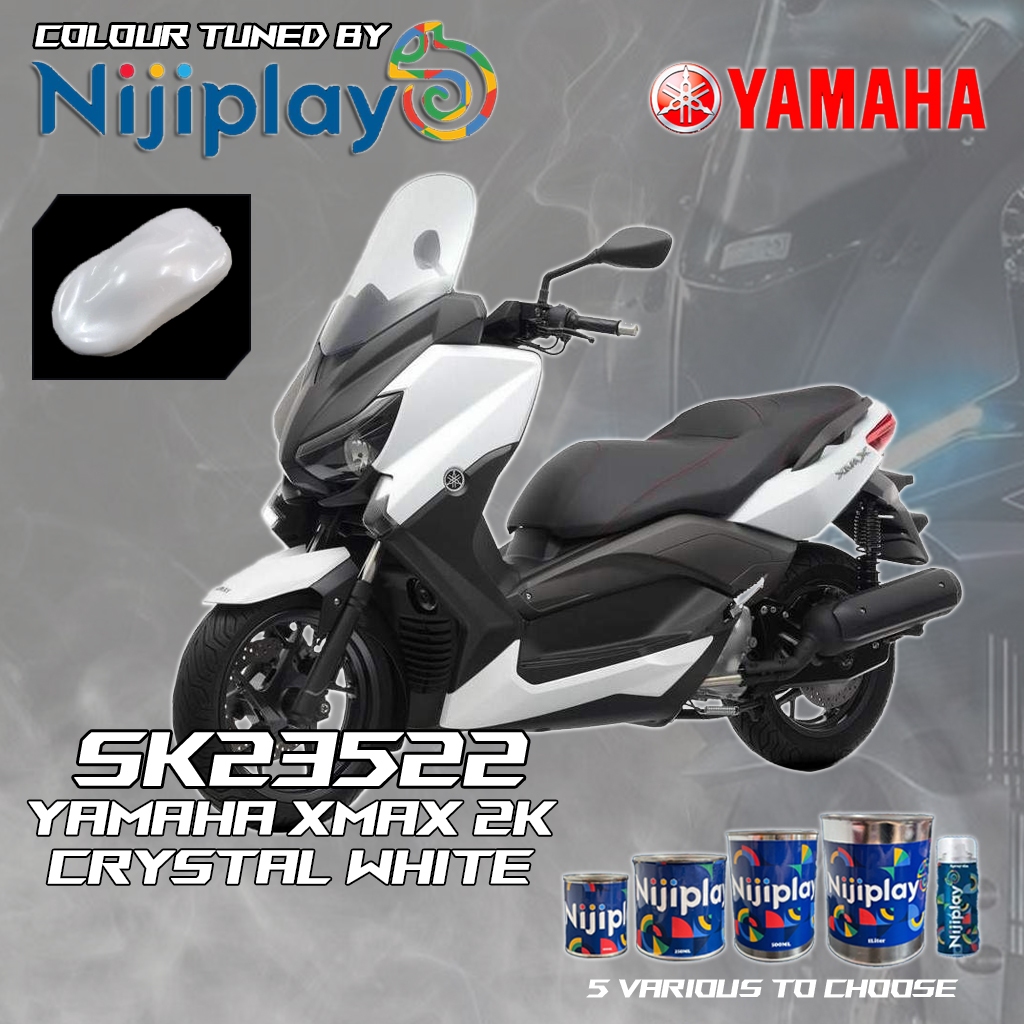 AIKKA SK23522 CRYSTAL WHITE YAMAHA XMAX 2K MOTOR PAINT | Shopee Malaysia