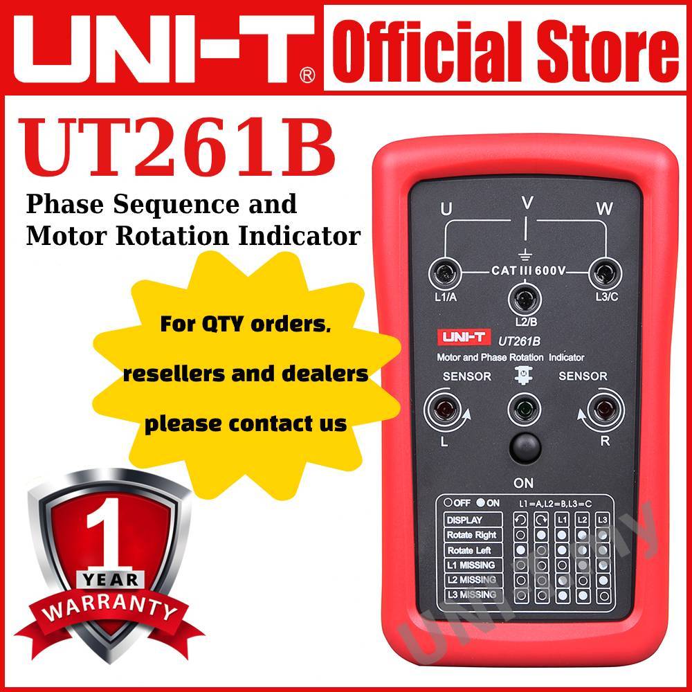 UNI-T UT261B Phase Sequence and Motor Rotation Indicator | Shopee Malaysia