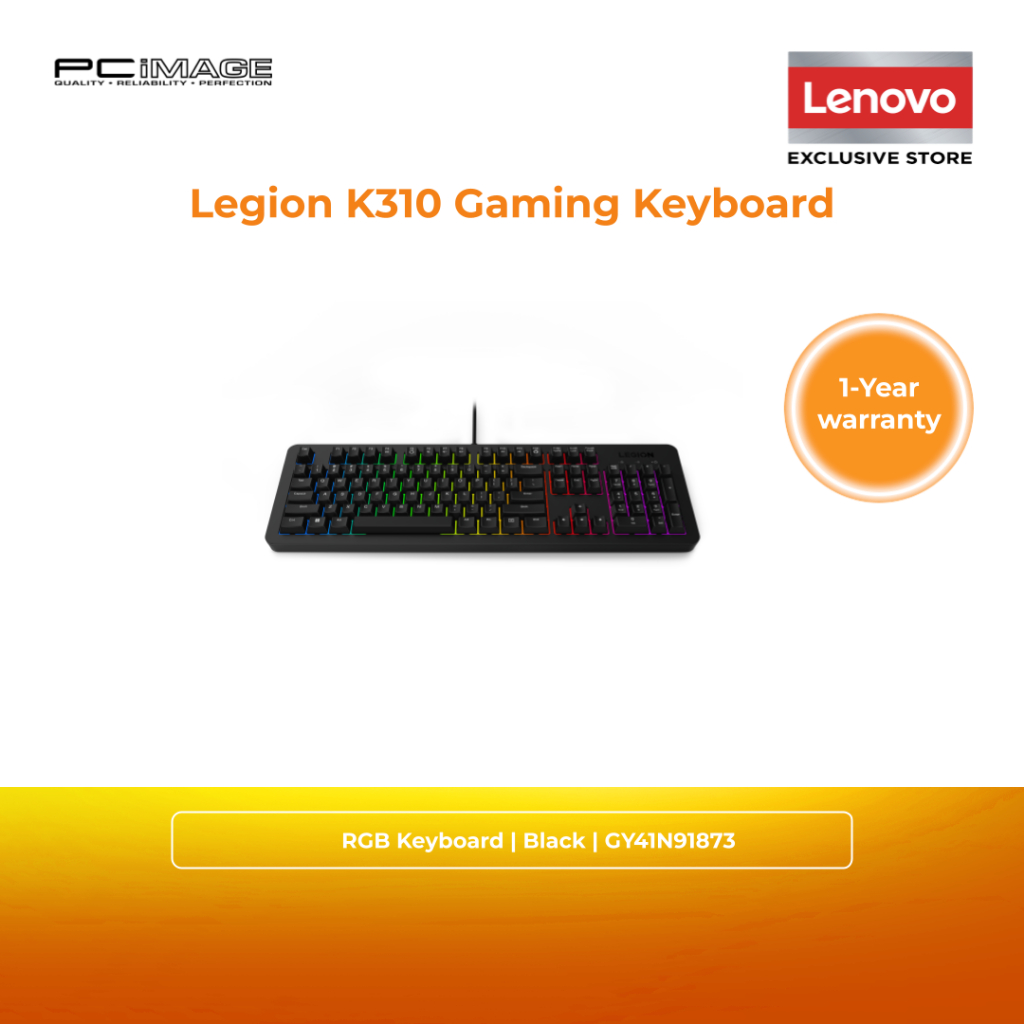Lenovo Legion K310 RGB Gaming Keyboard - US English | 1 Year Warranty ...