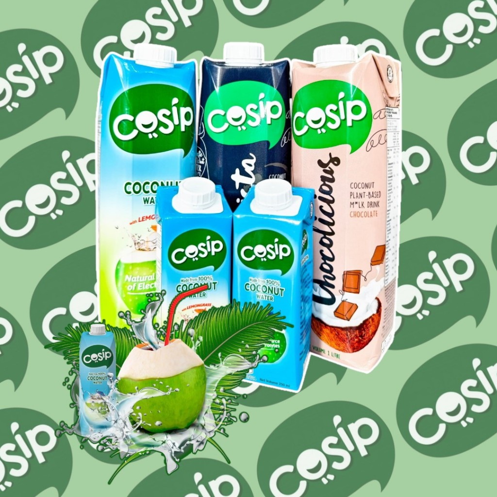 COSIP 100% COCONUT WATER NATURAL SOURCE OF ELECTROLYTES | Shopee Malaysia