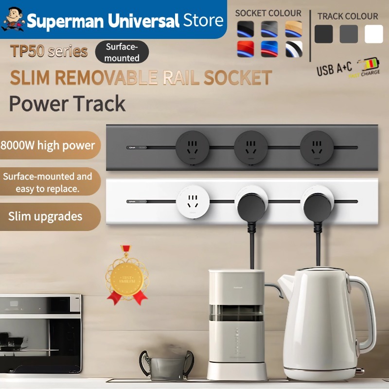 Warranty Power Track Socket Switch 32a Power Line/ Multi/ Usb With Led ...