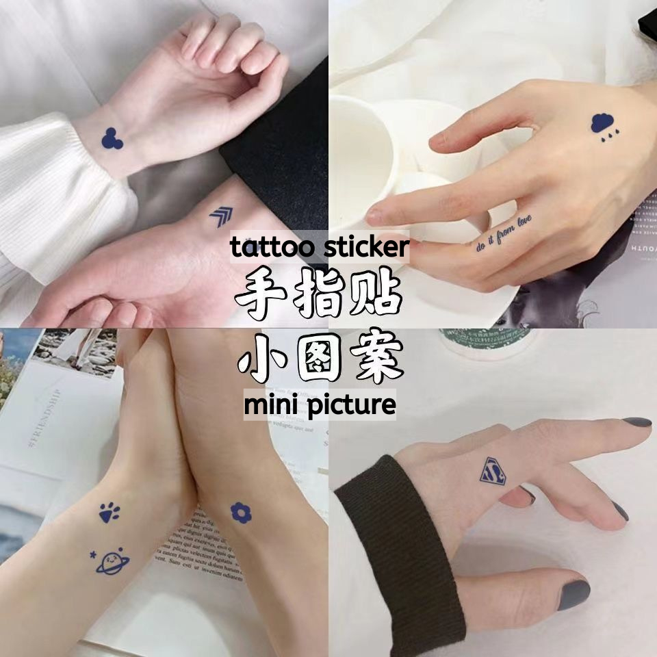 Temporary Tattoo Stickers Ins Style Semi-Permanent Tattoo Stickers ins ...