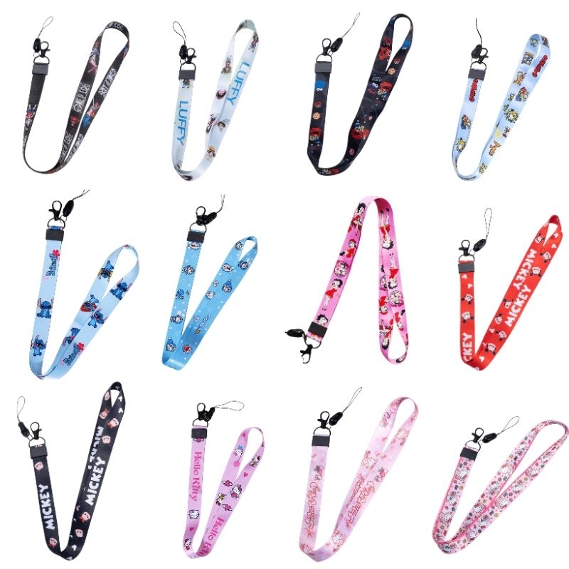 Cartoon rope tali one piece mickey Pattern Holder Identity Badge With ...