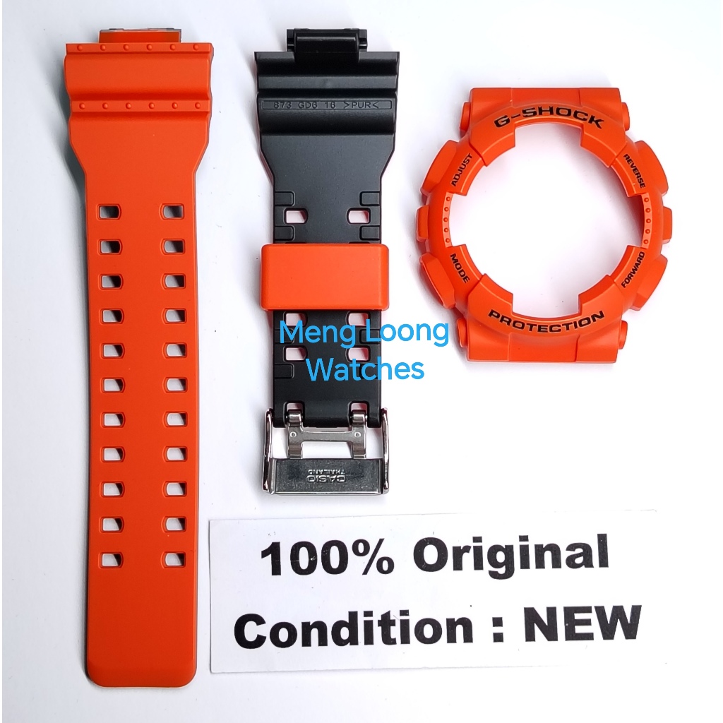 Tali Jam G Shock Ga 100 Original G Shock Ga 100 Set Analog Time
