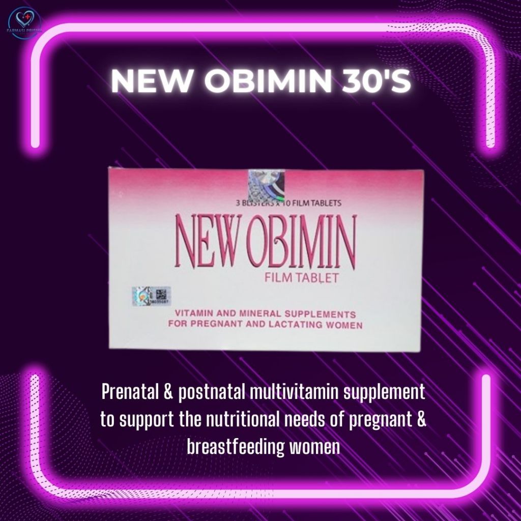 [CLEARANCES SALES] NEW OBIMIN 30'S FOC OBIMIN PLUZ 5'S / MULTIVITAMIN ...