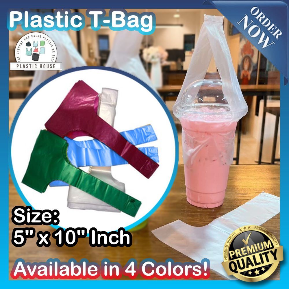 Beg Plastik Tangkai Cawan – Untuk Air / Teh Ais / Milk Tea / Boba ...