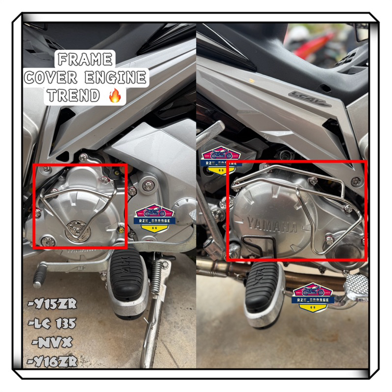 LCV1-8 Stainless Steel Engine Guard Engine Bracket Protect Cnc Engine ...