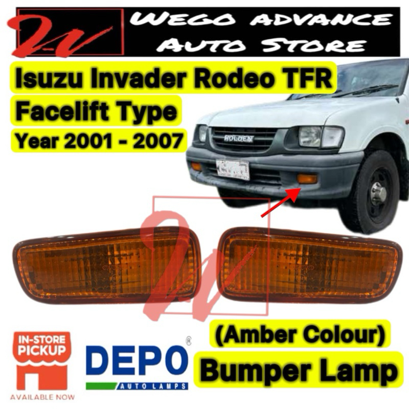 Isuzu Invader Holden Rodeo TFR TF TFS KB140 Front Bumper Signal Lamp ...
