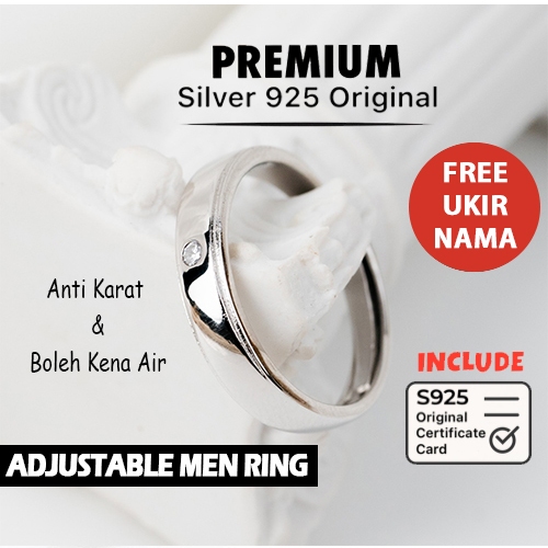 THE MATCHES STORE - Men Ring V8 cincin lelaki silver 925 original ...