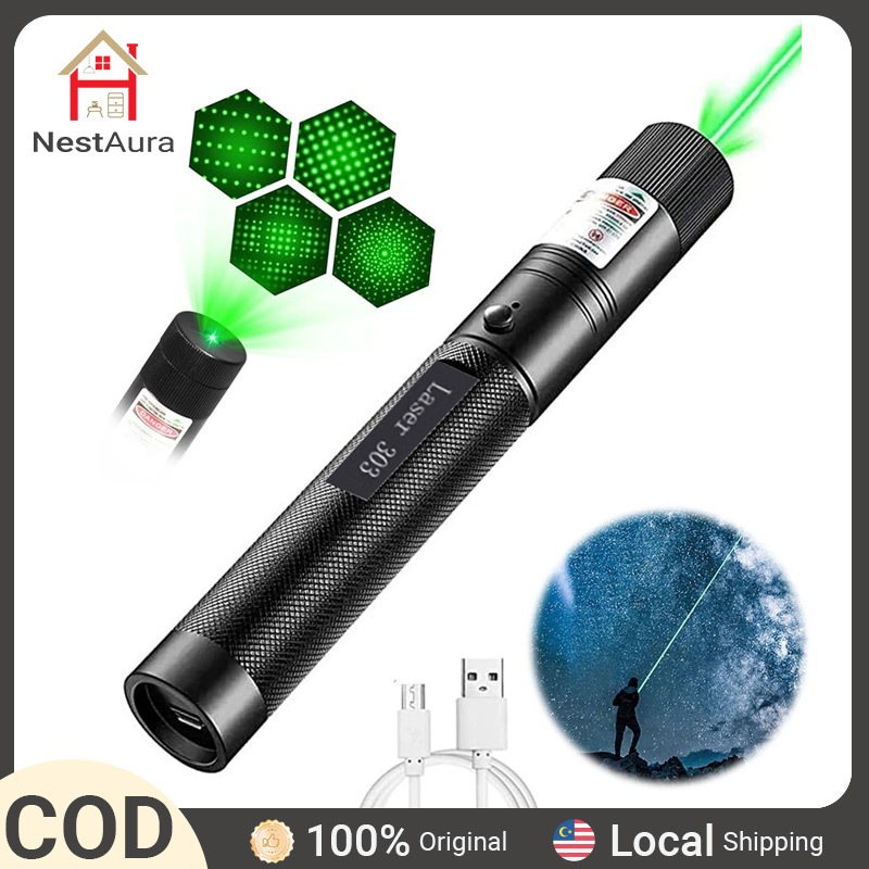 Laser 303 Remote Green Laser Indicator High Power Laser Pen ...