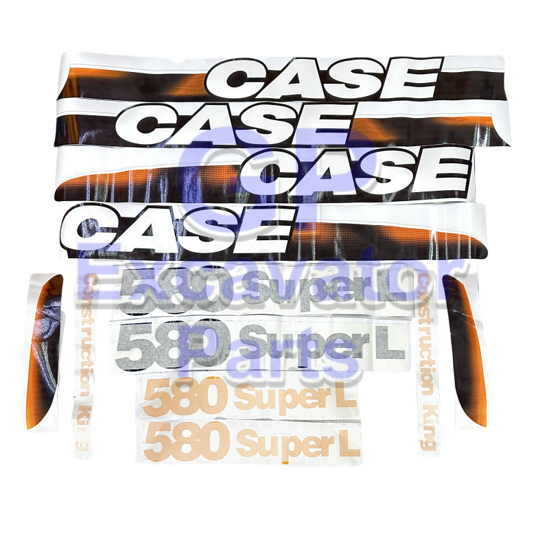 CASE 580SL Backhoe Loader Sticker Set | Shopee Malaysia