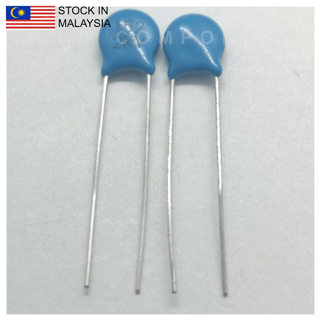 5PCS 1.5nF 2KV,High Voltage Ceramic Capacitor (152) | Shopee Malaysia