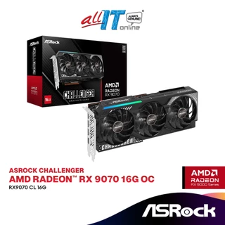 ASROCK AMD Radeon RX 9070 Challenger 16GB GDDR6 Graphics Card | 90-GA5NZZ-00UANF