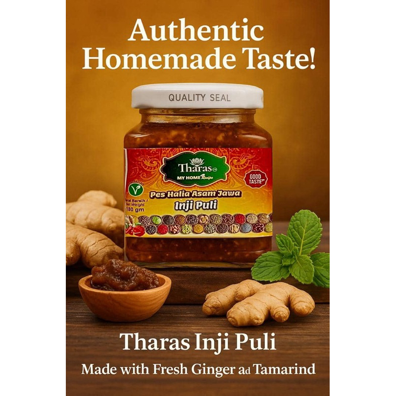 THARAS INJI PULI MY HOME RECEIPE 180g | Shopee Malaysia