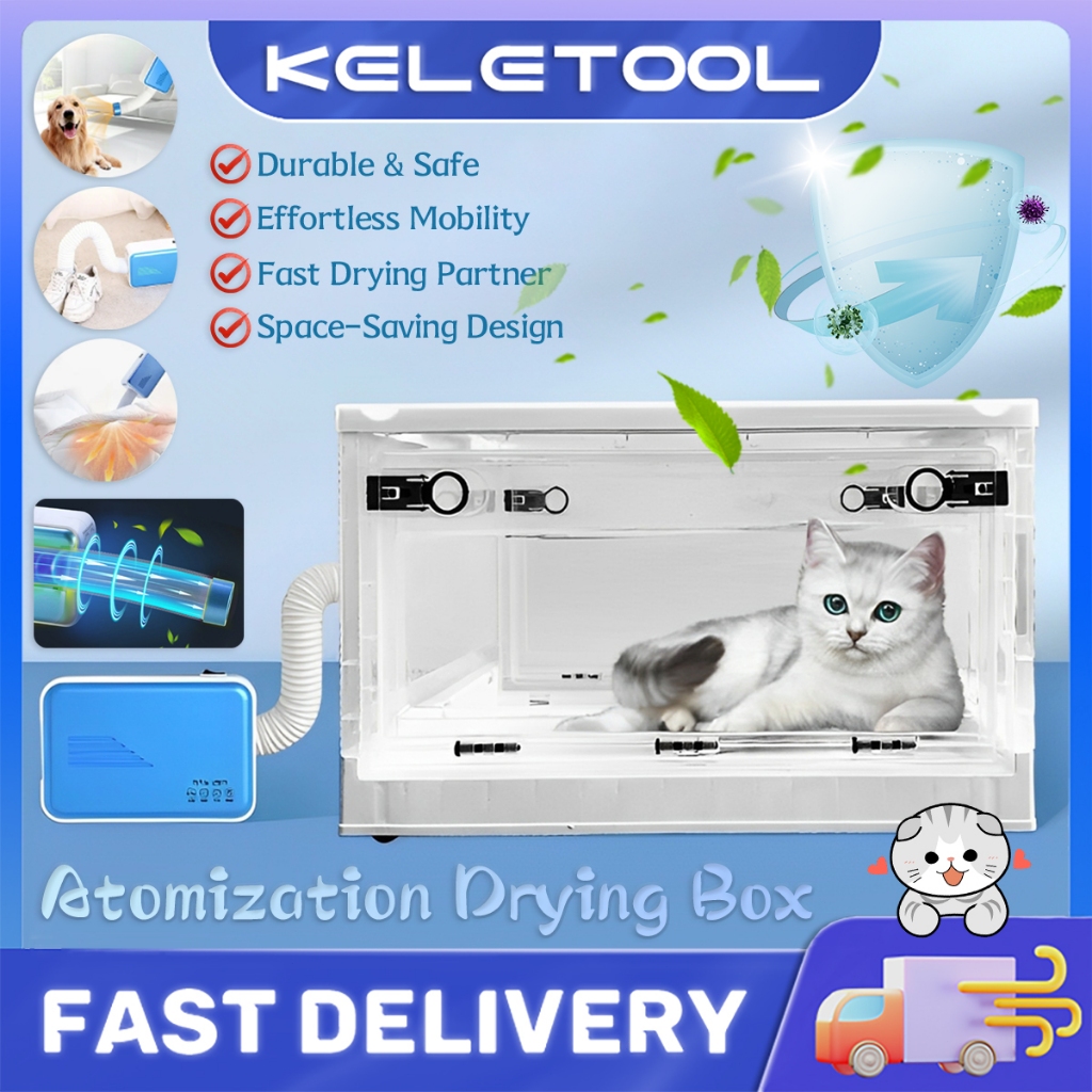 Pet Drying Box Pet Hair Dryer Box Pet Cat Atomization Box Pet Atomizing ...