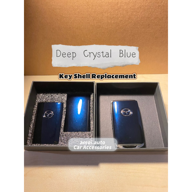 All New Mazda 3 BP CX30 CX3 CX5 MX5 Deep Crystal Blue Key Shell ...