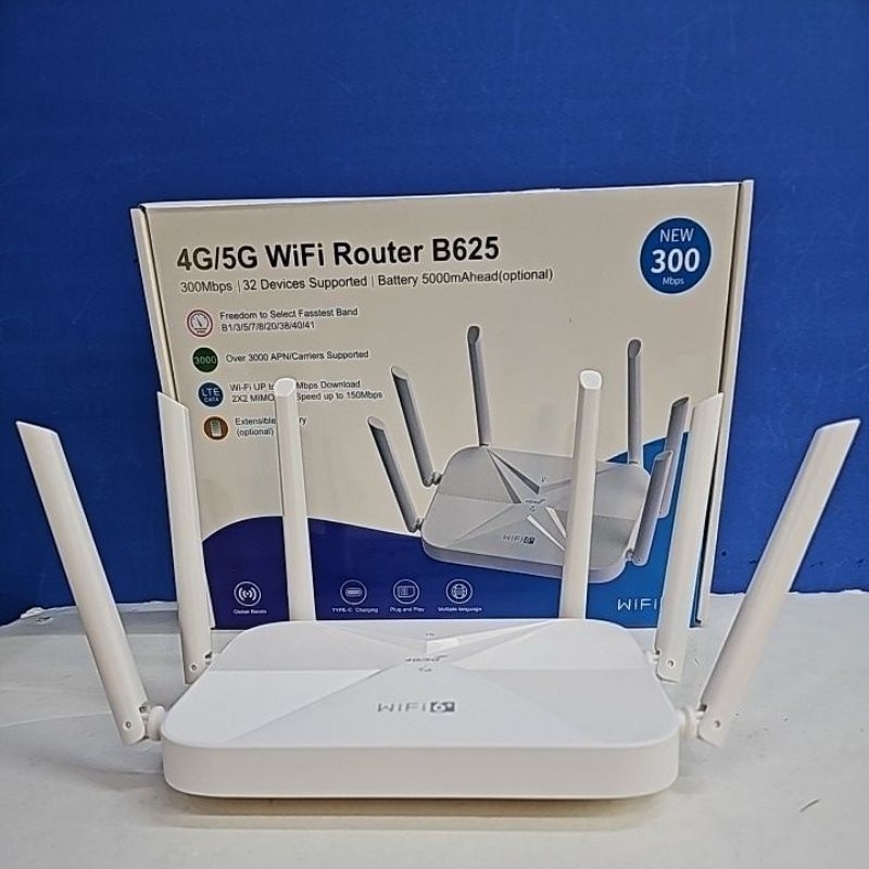 4G/5G WIFI ROUTER NEW 300Mbps Global Bands 6 External Antenna Super ...
