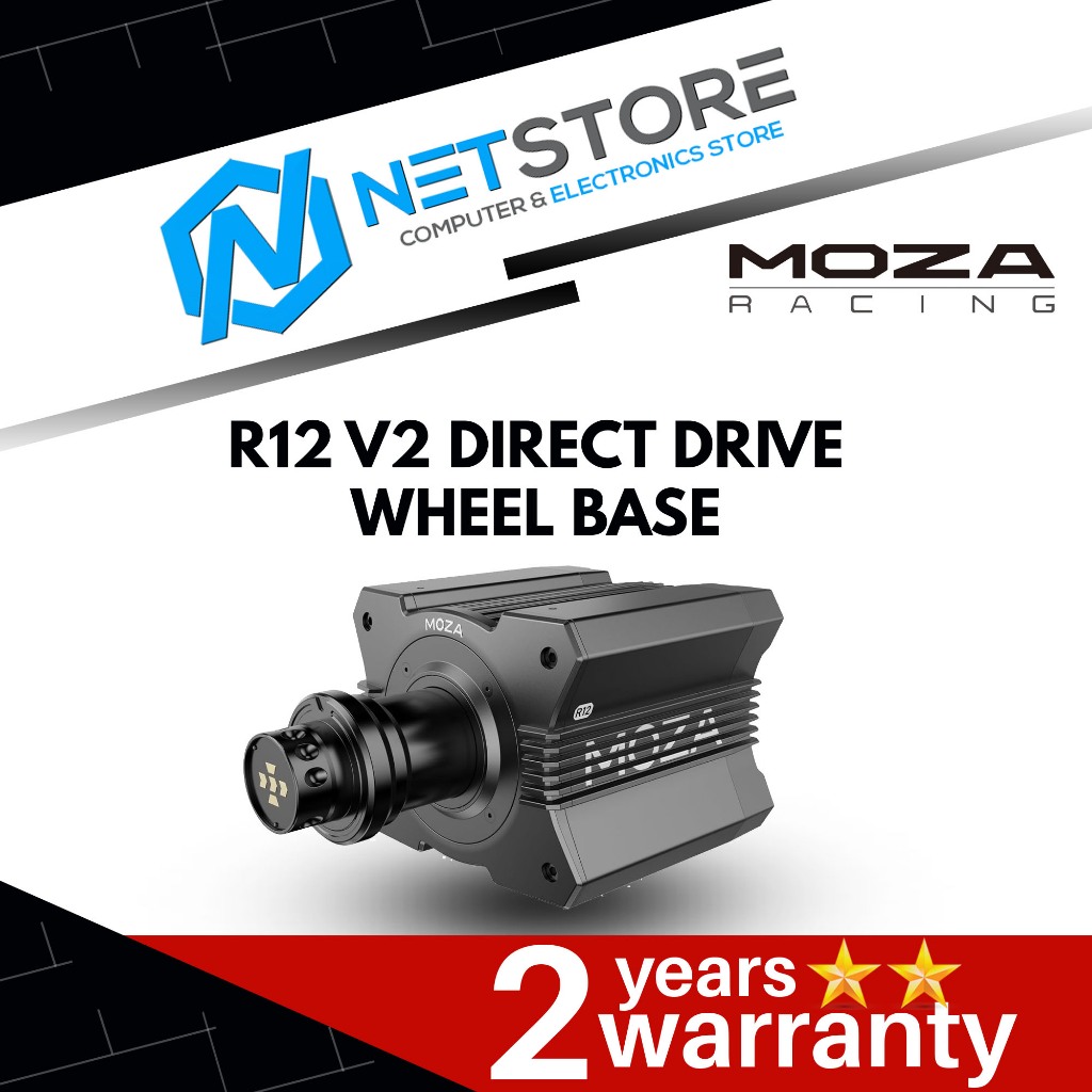MOZA R12 V2 DIRECT DRIVE WHEEL BASE - RS081 | Shopee Malaysia