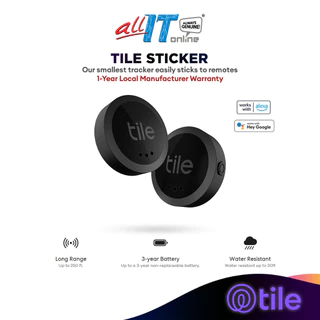 Tile Sticker (2022) Bluetooth Item Finder, 2 Pack, 45m Finding Range, Compatible with iOS & Android
