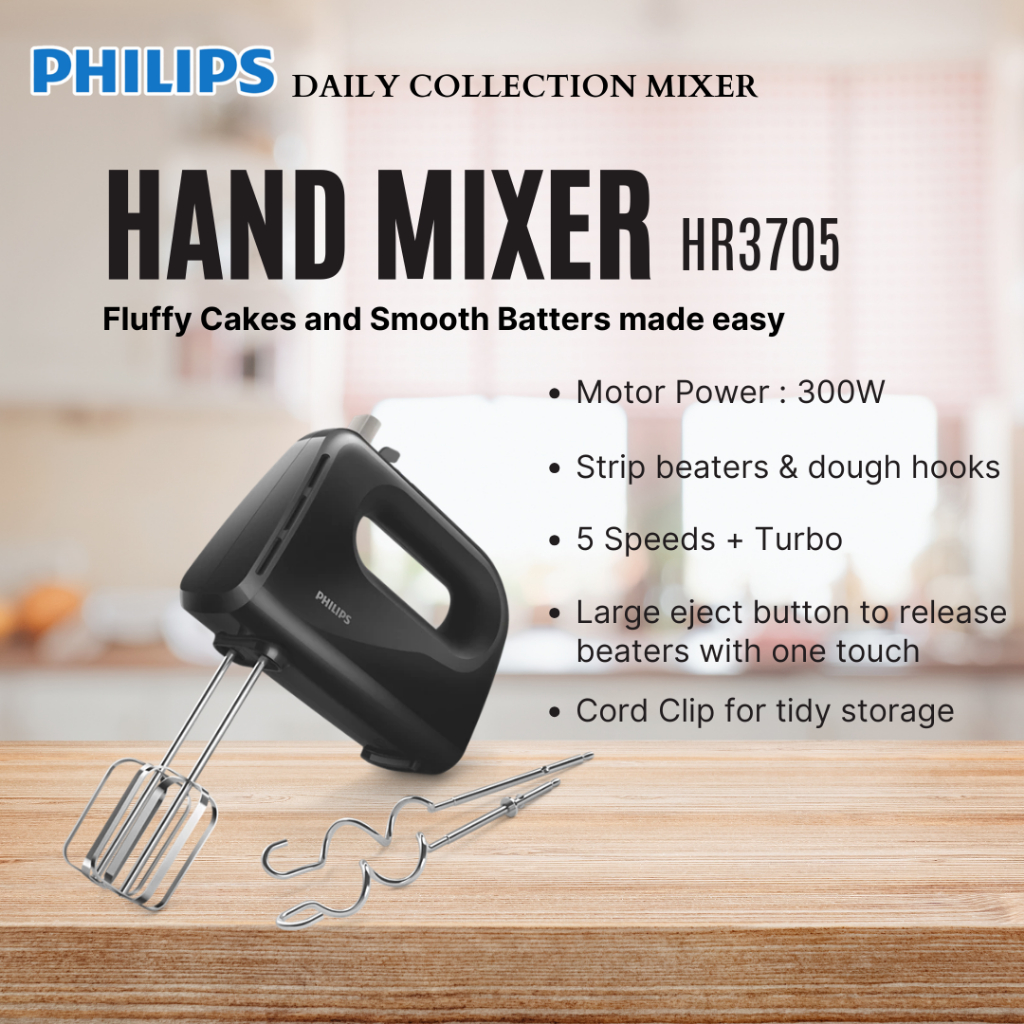 Philips HR3705/00 Handmixer Serie3000 300W ( lichte gebruikssporen die