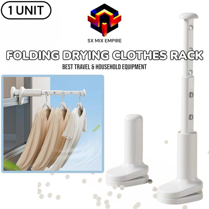 Folding Clothes Drying Rack Window Clothes Rack Foldable Clothes Hanger ...