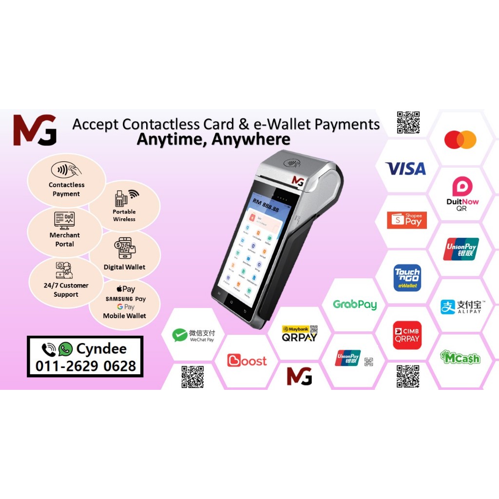 Accept Cards, Tap & Go, and E-Wallets: All-In-One Wireless Visa ...