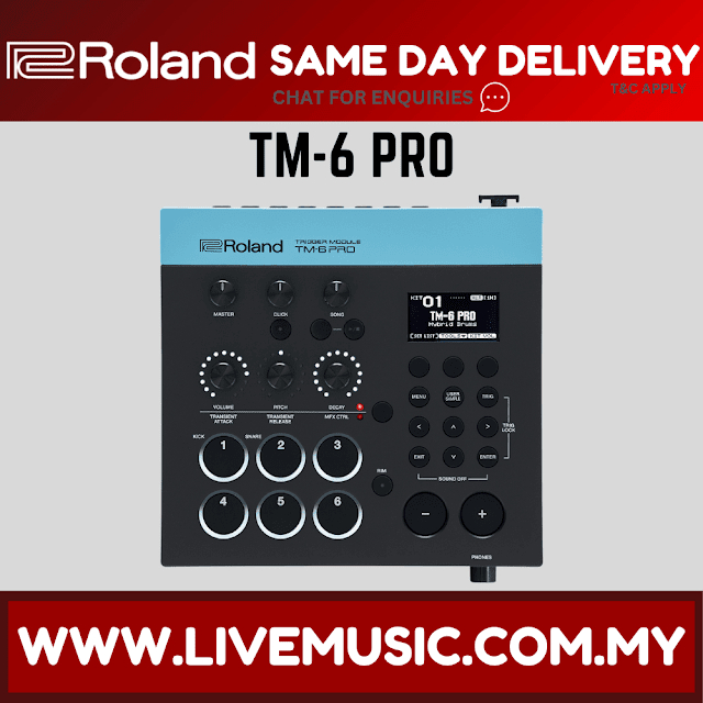Roland TM-6 PRO Acoustic Drum Trigger Module (TM6/TM6PRO/TM-6PRO ...