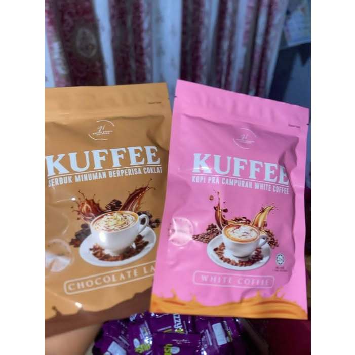 KUFFEE WHITE COFFEE / CHOCOLATE (25g x 4 sachets) | Shopee Malaysia
