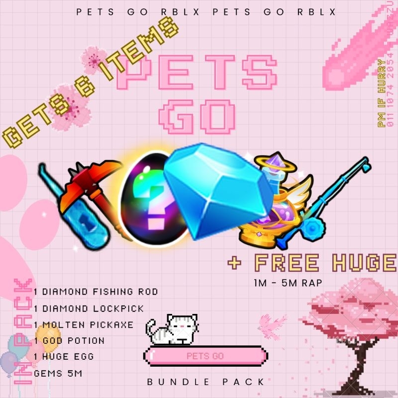 PM FIRST!! RBLX pets go Bundle pack for pc games | Shopee Malaysia