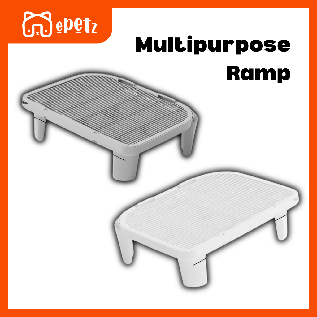 ePetz Cat Litter Ramp Double Layered Litter Trapper Sand Control Cat ...