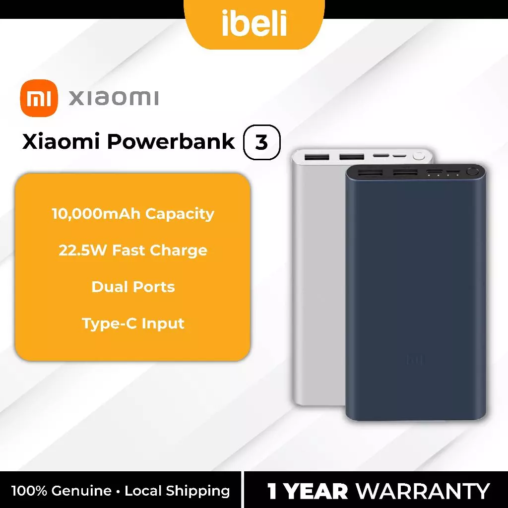 Xiaomi Mi Powerbank 3 22.5W 10000mAh