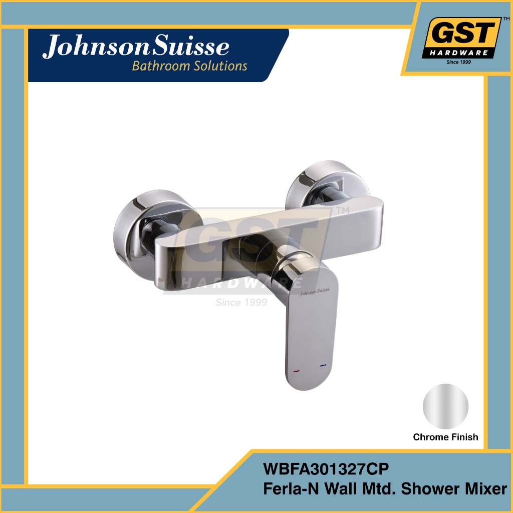 Johnson Suisse Ferla-N Wall-Mounted Shower Mixer | Bathroom Mixer ...