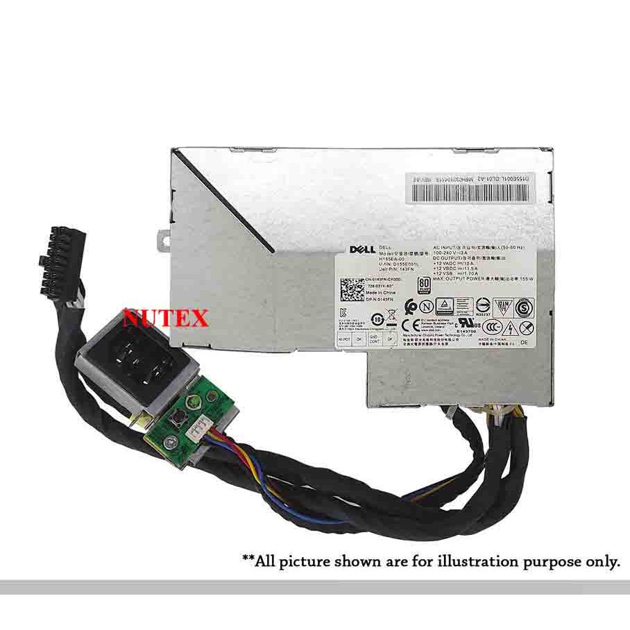 thumbnail image 2 of Genuine Dell OptiPlex 5250 / 7450 All-In-One Power Supply Unit (155W) - 16-Pin Connector - NMCMW 2 of 5