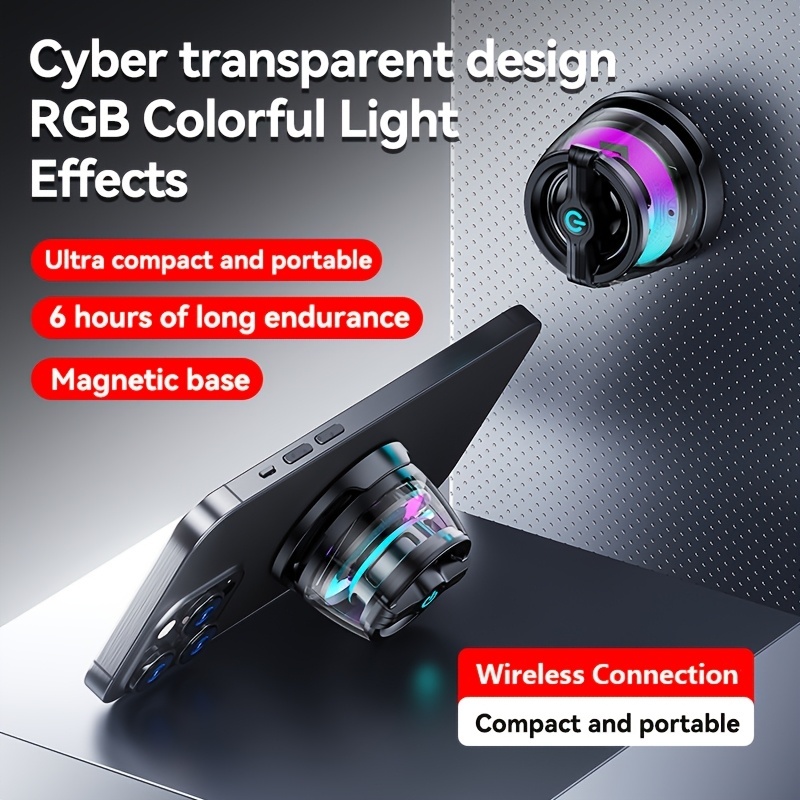 **DY100 Magnetic Bluetooth Speaker | Bluetooth 5.3 | RGB LED ...
