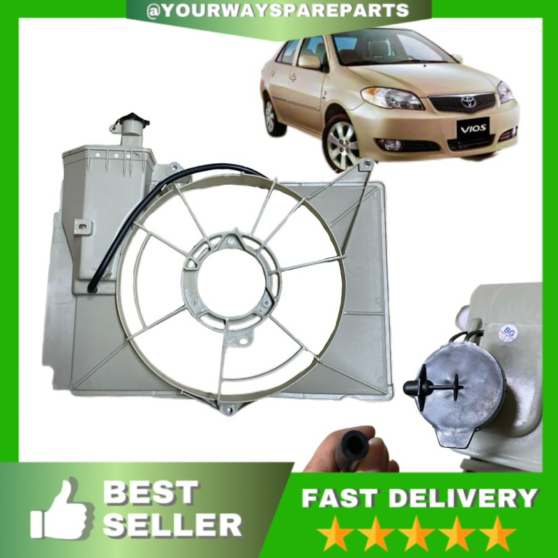 Toyota Vios Ncp42 Year2003 to Year2006 Radiator Cooling Fan Motor With ...