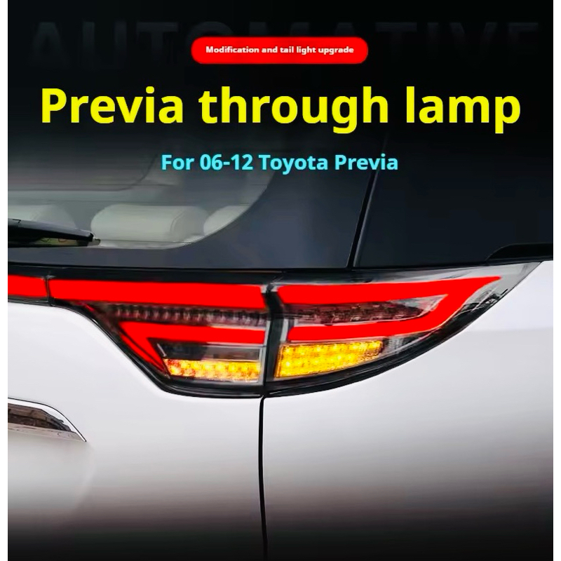 Toyota estima acr50 acr55 rear led tail lamp fog light 2008 2009 2010 ...