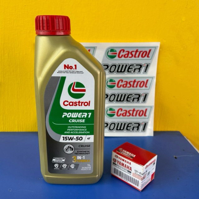 Castrol Power 1 Ultmate 4T 5W40 / Ölflter BMW R1200 GS LC K50 Ab Bj 13
