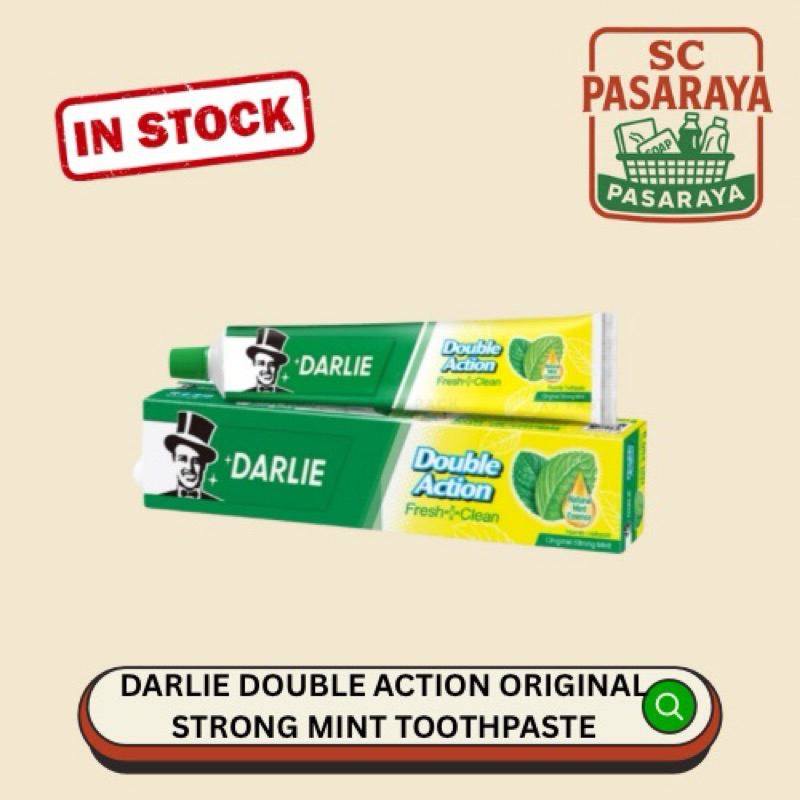 DARLIE DOUBLE ACTION ORIGINAL STRONG MINT TOOTHPASTE 225G/250G | Shopee ...