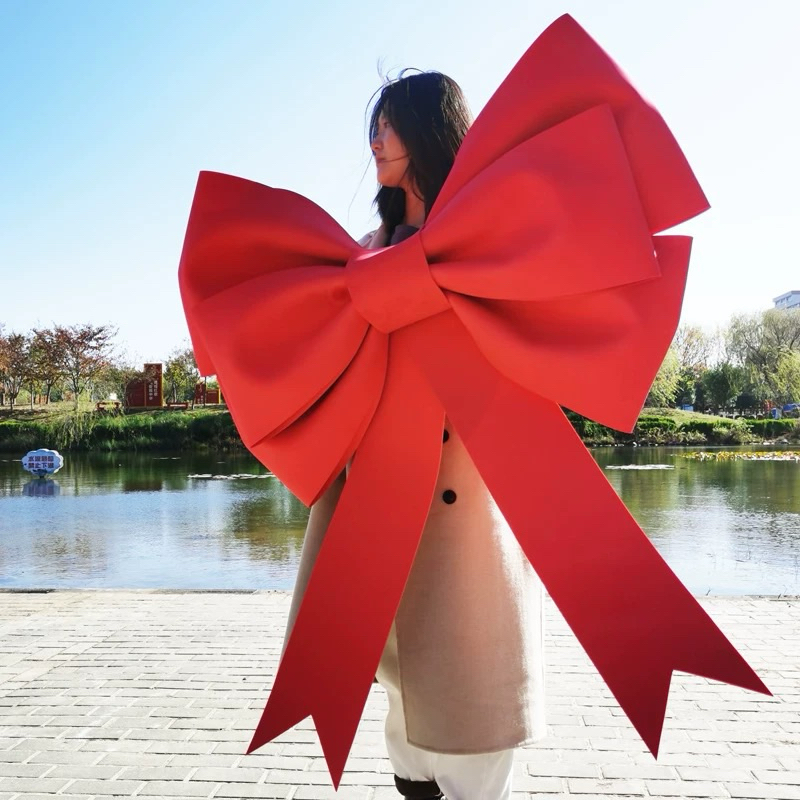 GIANT RIBBON DECORATION EVA FOAM CAR DECOR XXXXL RIBBON巨型蝴蝶结超大布置 ...