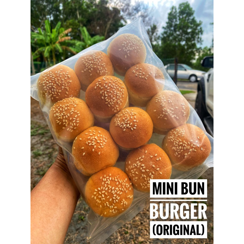 ROTI MINI BURGER (ORIGINAL) HOMEMADE 12PCS | Shopee Malaysia
