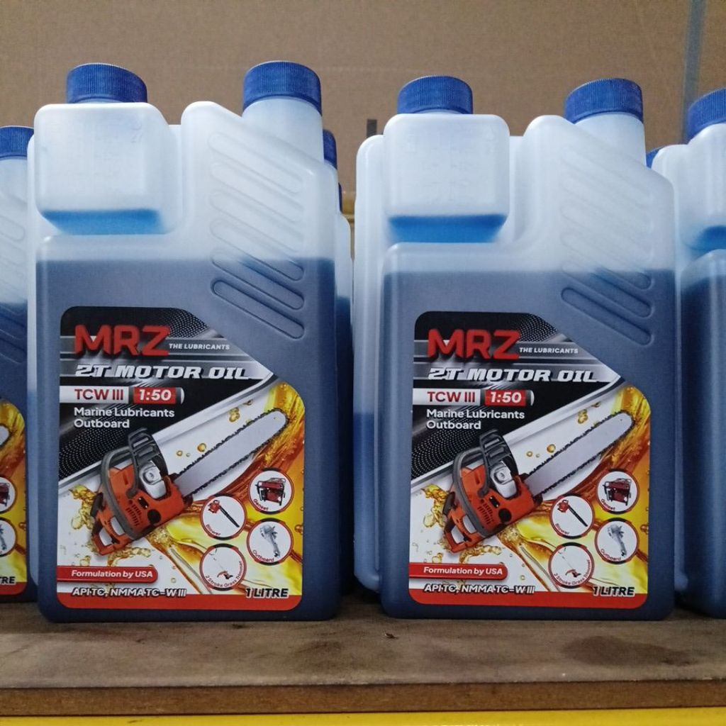 MRZ Outboard TCW3 2T Machine Oil 1 Liter (Generator Chainsaw Blower ...